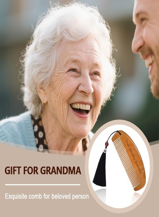 Kefley Grandma Birthday Gifts from Granddaughter Grandson Novelty Engraved Good Morning Grandma Hair Comb for Grandmother Nana Nanny Granny Gifts for Christmas Practical Grandmother Gifts for Women - Image 2